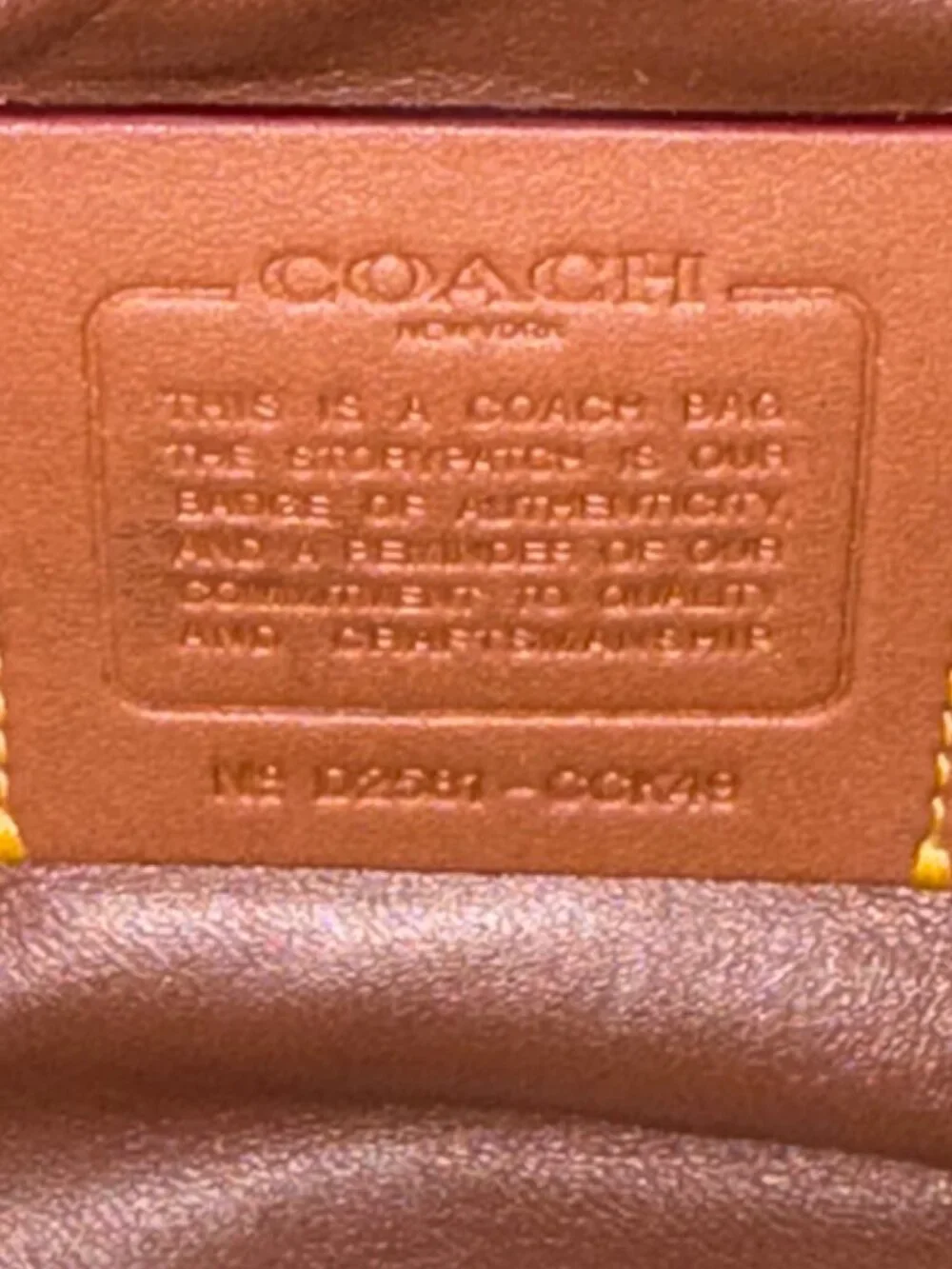 Coach Tabby Shoulder Bag 26 in Warm Brown Womens Suede Brass Hardware